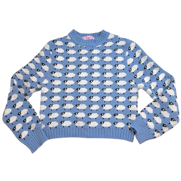 Urban Gap Brand Sweaters - Whimsical sheep knit sweater by The Urban Gap Brand